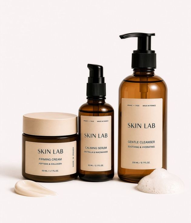 Complete calming skincare set